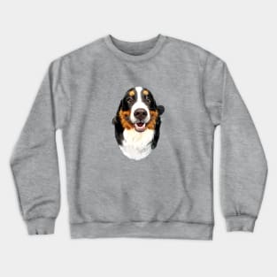 Bernese Mountain Dog JUST SO HAPPY! Crewneck Sweatshirt